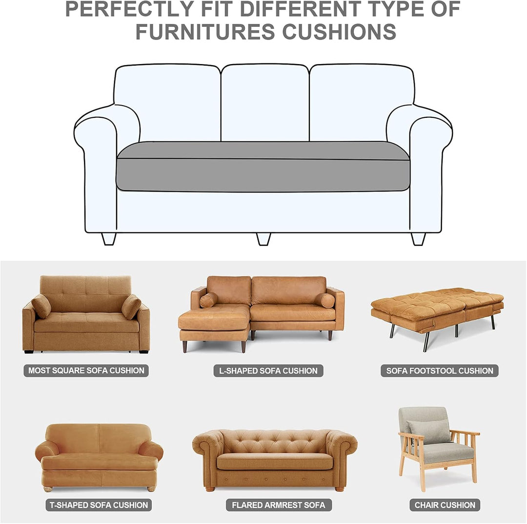 TAOCOCO Sofa Sitzkissenbezug Stretch Kissenbezug 1 Stück Sofakissen Schonbezug Sofasitzbezug für Sof