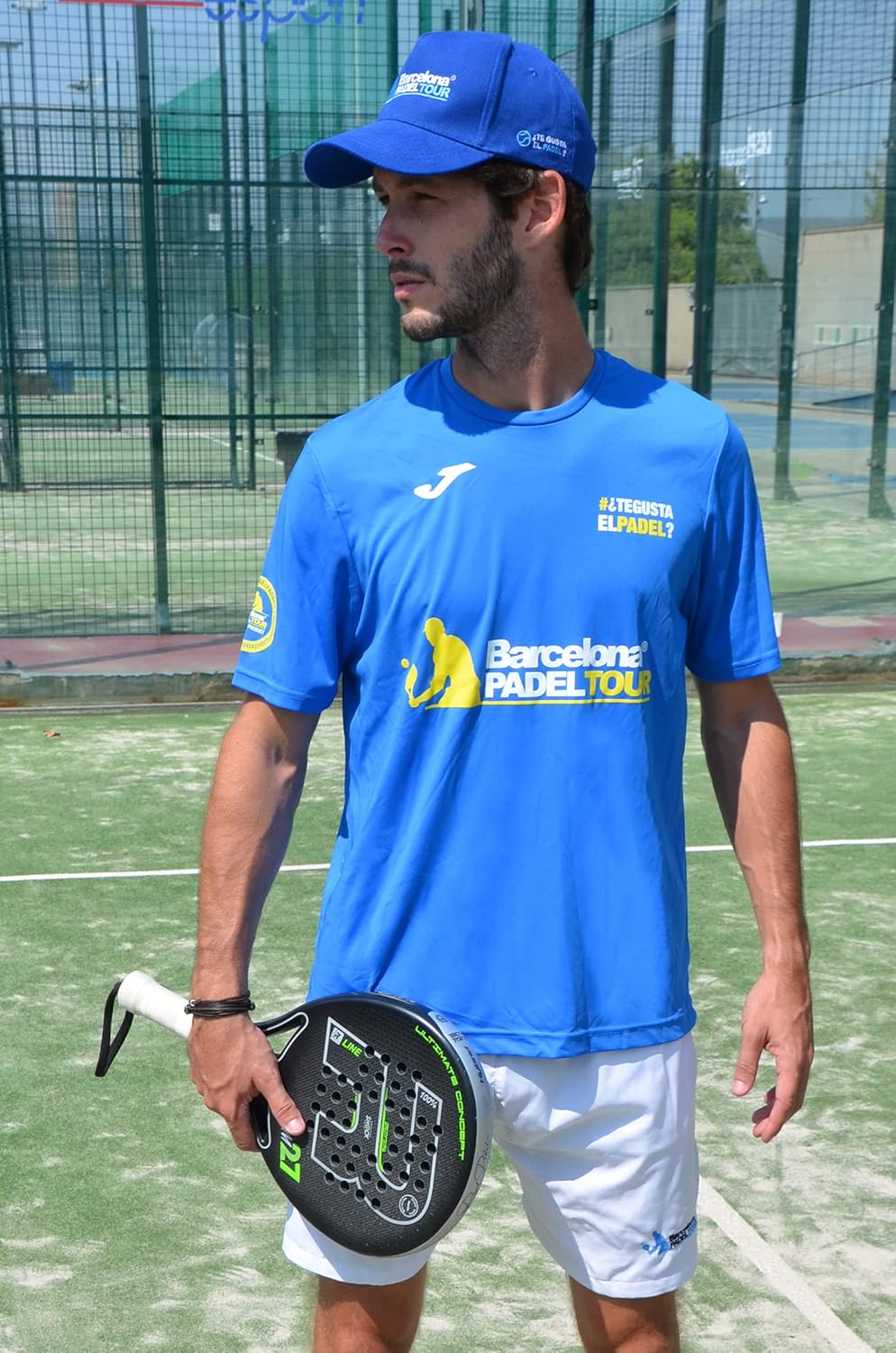 Barcelona Padel Tour - Te Gusta EL pádel - Men's T-Shirt with Short Sleeves - Padel Soft Touch & Qui