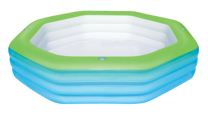Bestway 54119B-03 - Planschbecken Rectangular Fantasy Family Pool, 305 x 183 x 56