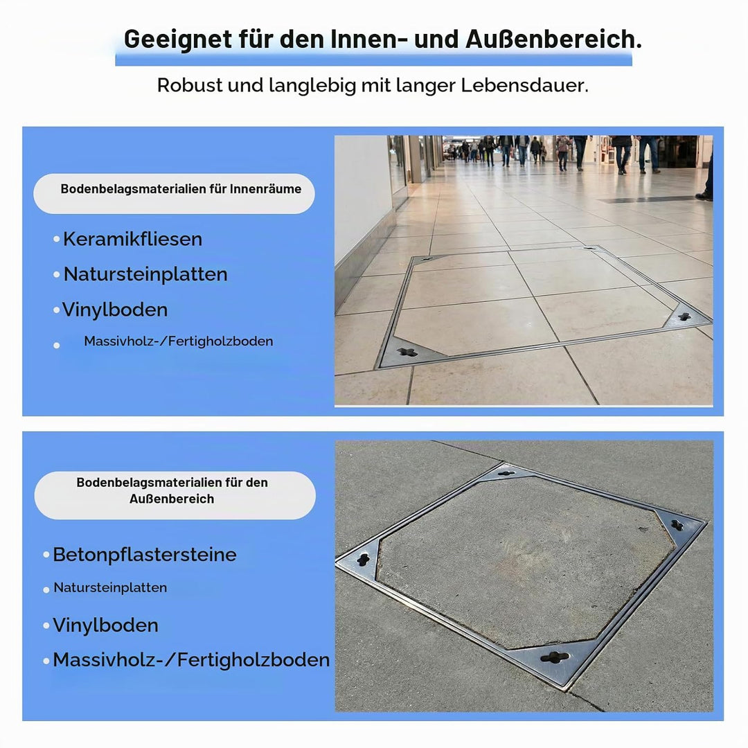 Schachtabdeckung Edelstahl,schachtdeckel Eckig-schachtabdeckung eckig schachtdeckel 400 x 400 mm sch