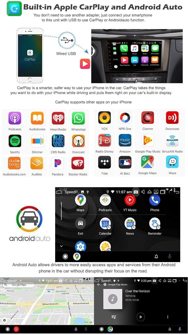 9 Zoll Acht-Kern Android 14 DAB+ Autoradio Für Mercedes-Benz ML-Klasse W164 GL-Klasse X164 mit GPS N
