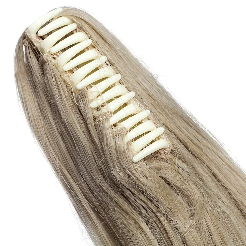 SEGO Pferdeschwanz Ponytail Zopf Extension Haarteil Haarverlängerung Hair Piece Human Haar Voluminös