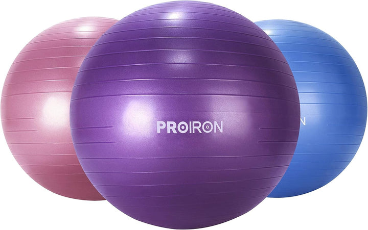 PROIRON Gymnastikball Pezziball Sitzball Trainingsball Fitnessball & Balance für Core-Training mit P