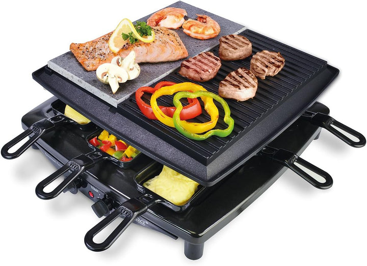 Steba RC 4 Plus Gourmet Raclette, Made in Germany, für 8 Personen, 1450 Watt