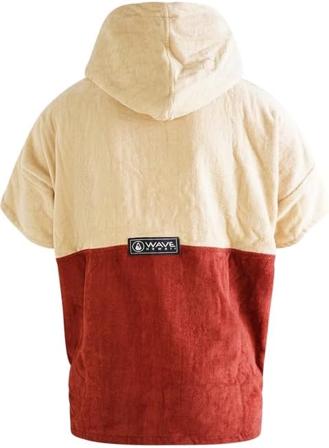 WAVE HAWAII Dunas Surfponcho für Körpergrössen von 120-150 cm Poncho 100% ÖKO Baumwolle Umkleidehilf