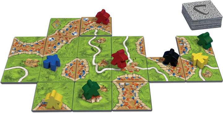 Z-Man Games , Carcassonne , Board Game , Ages 7+ , 2-5 Players , 45 Minutes Playing Time, Carcassonn