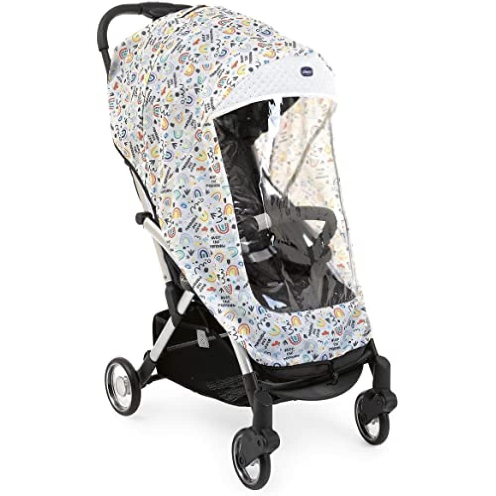 Chicco Regenschutz für Kinderwagen Over The Rainbow