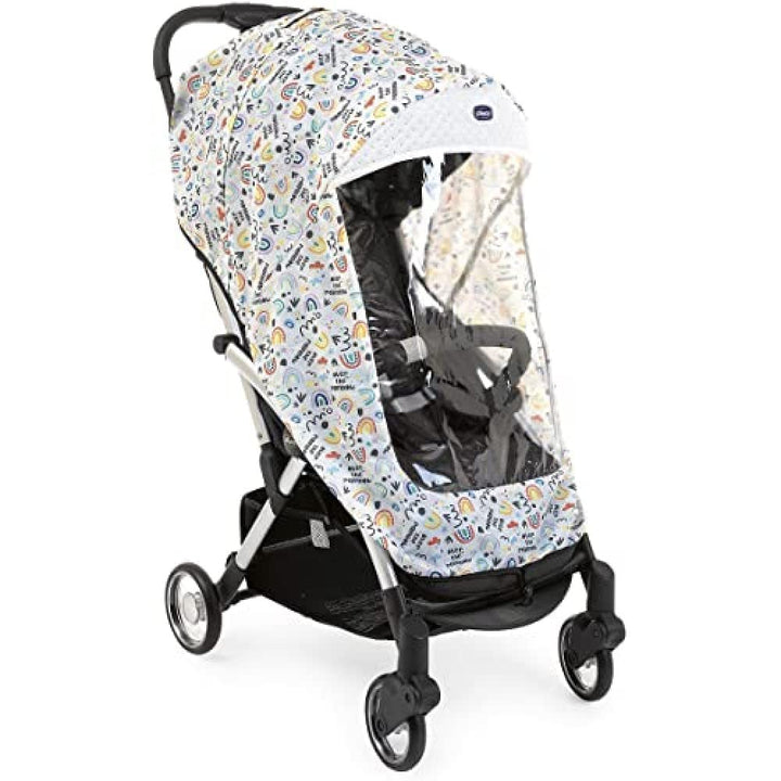 Chicco Regenschutz für Kinderwagen Over The Rainbow