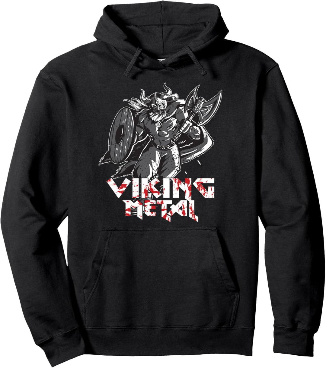 Walhalla & Wikinger I Valhalla & Rock I Viking Metal Pullover Hoodie