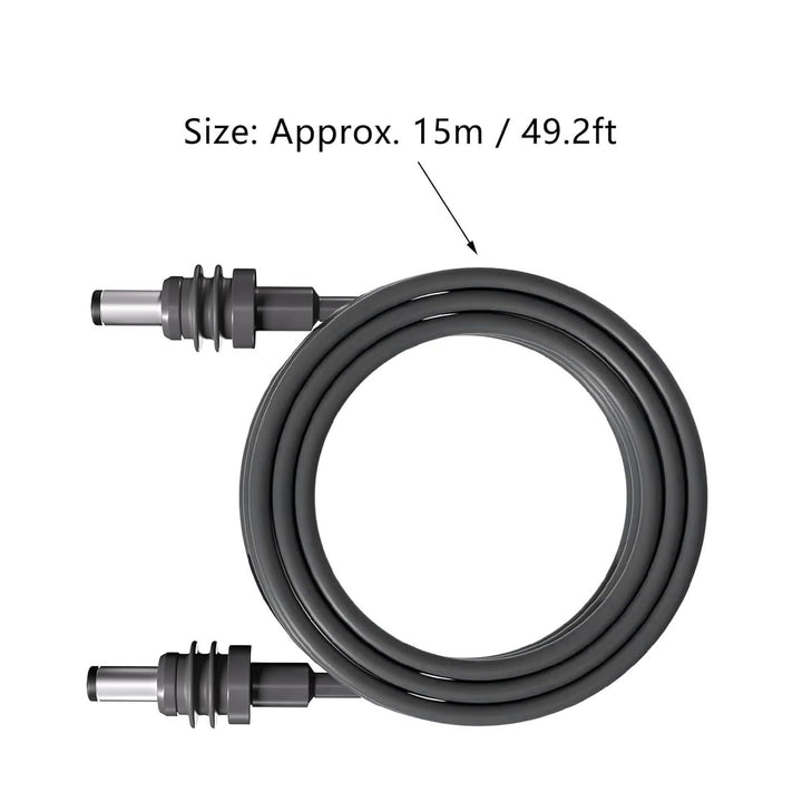 Mini-Kabel, 49,2 Fuss, 15 M, Kabel für Mini, Gleichstrom-Ersatzkabel, Wasserdicht, 18 AWG Drahtstärk