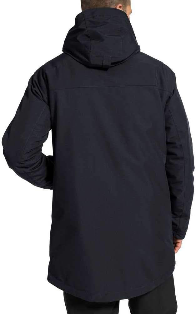 VAUDE Men's Idris Wool Parka - Winterparka Herren - wasserdicht XXL Schwarz, XXL Schwarz