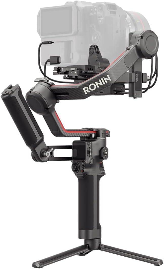 DJI RS 3 Pro Combo – 3-Achsen Gimbal-Stabilisator für DSLR- und Kinokameras & OM Handyklemme (mit in