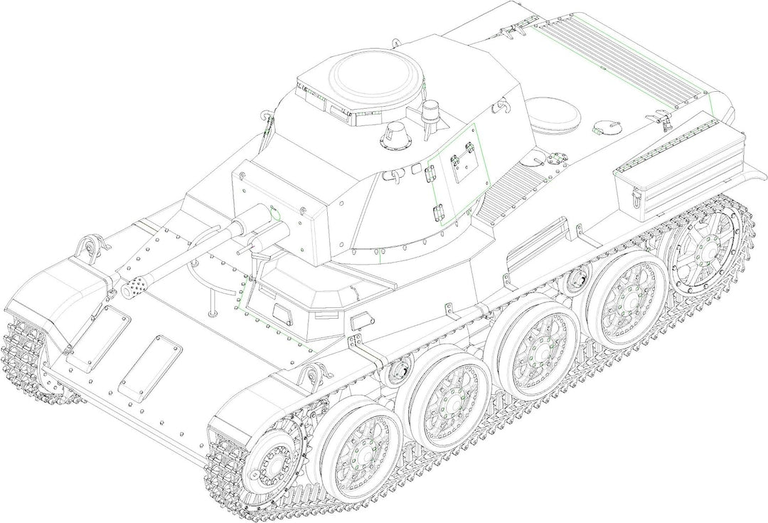 Hobby Boss 82479 Modellbausatz Hungarian Light Tank 43M Toldi I(C40)