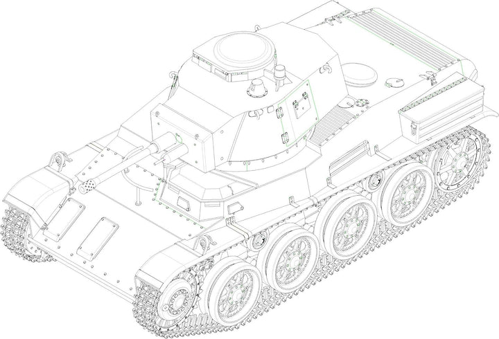 Hobby Boss 82479 Modellbausatz Hungarian Light Tank 43M Toldi I(C40)