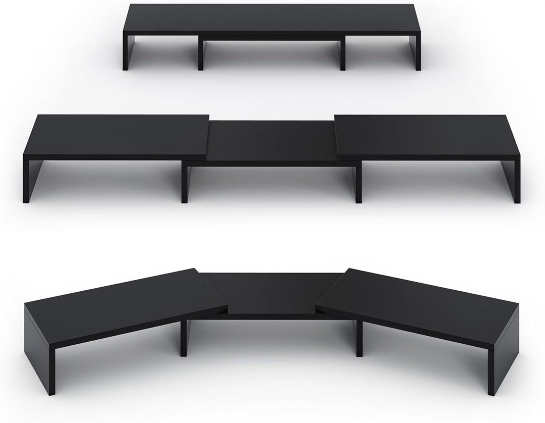 Dual Monitor Stand Riser, Monitorständer, Laptopständer, Schreibtisch-Organisator, Computerständer,