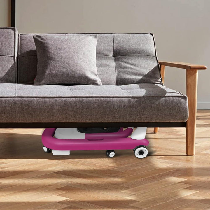 5-in-1 Lauflernhilfe für Babys, mit verstellbaren Höhen, Gehfrei Babywalker ab 6 Monate, bis zu 25 k