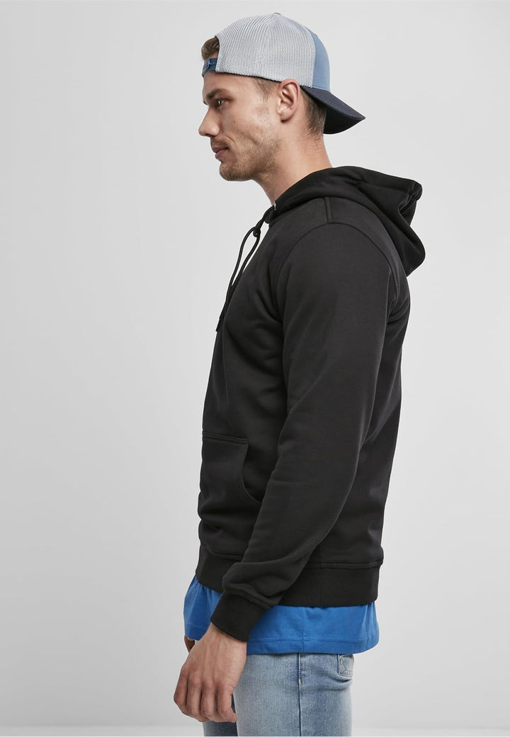 Urban Classics Basic Terry Hoody Männer Kapuzenpullover schwarz Basics, Streetwear S Schwarz, S Schw