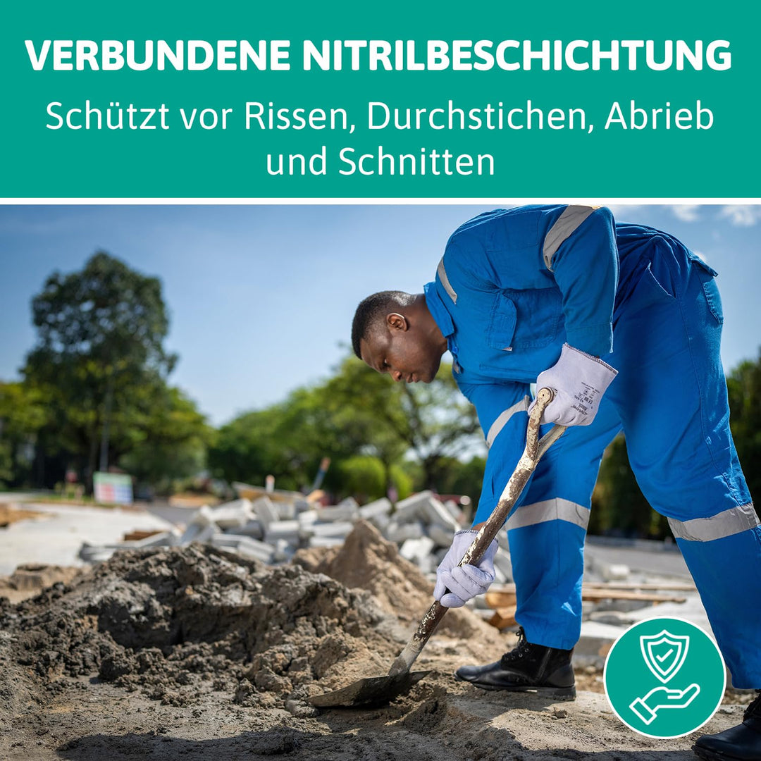 Ansell ActivArmr 42-474 Hitzebeständige Handschuhe, Mechanik- und Chemikalien-Schutz bei industriell