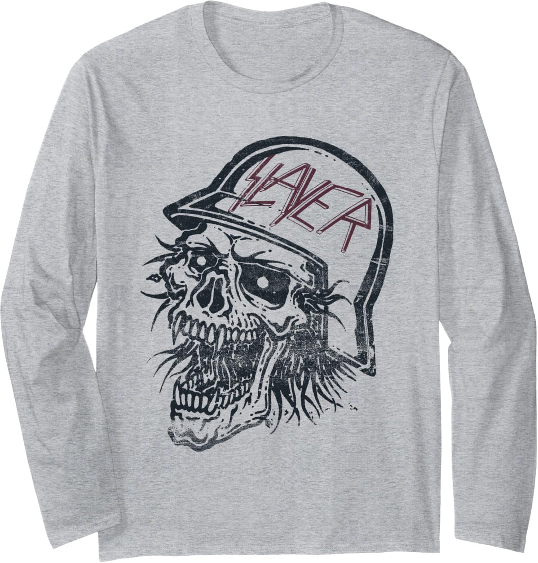 Slayer - Distressed Bloody Skull Langarmshirt