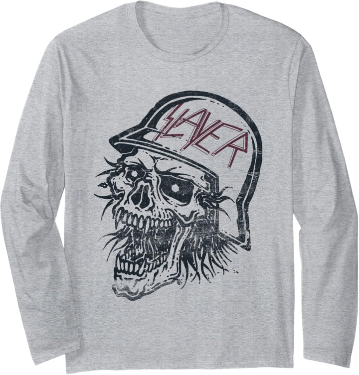 Slayer - Distressed Bloody Skull Langarmshirt