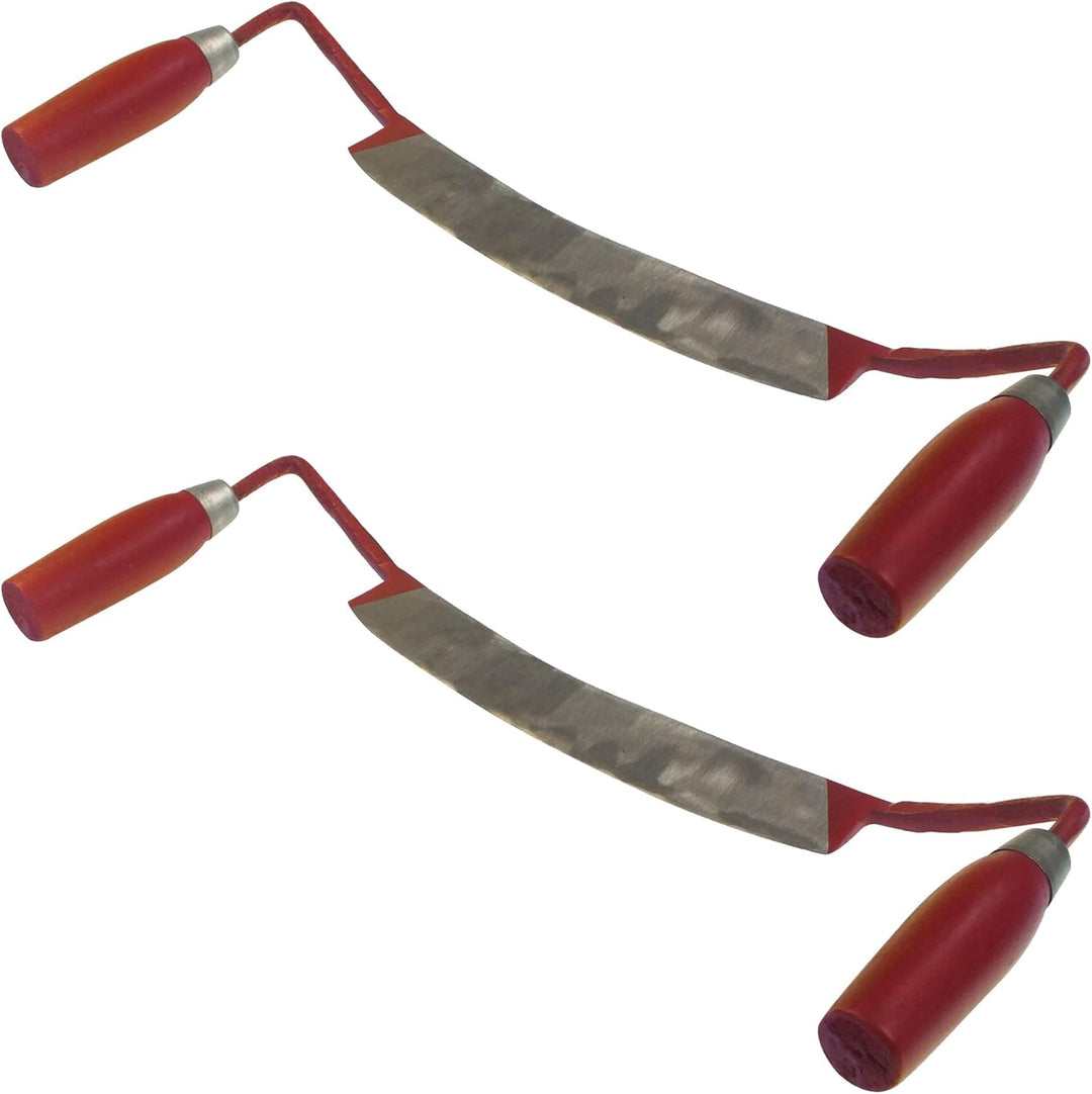 Zugmesser gebogene Form mit 240 mm Ziehmesser Abziehmesser Zugklinge Klinge Abziehklinge Bogenbau Zu