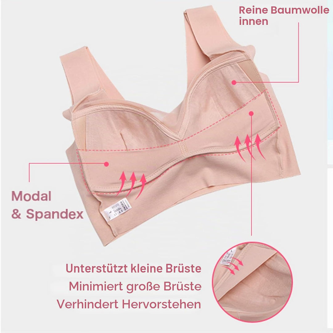 WOWENY Damen Komfort BHS Ohne Bügel Zero Feel Bralette für Frauen, Weich und Bequem T Shirt Schlaf B