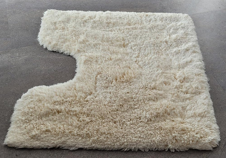 Kleine Wolke 5432202129 WC-Vorleger Bambou, 55 x 55 cm, Natur Grösse WC-Vorleger mit Ausschnitt 55 x