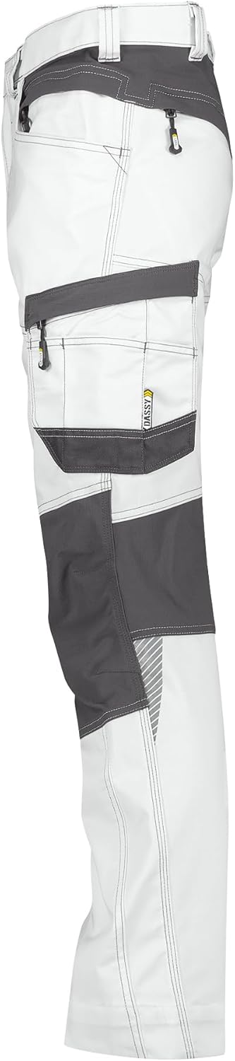 DASSY Helix Painters Malerhose 35 Weiss/Anthrazitgrau, 35 Weiss/Anthrazitgrau