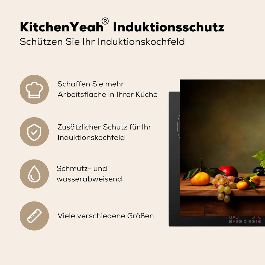Herdabdeckplatte Einteilig Herdabdeckung Abdeckplatte für Ceranfeld Abdeckung Induktionskochfeld Auf