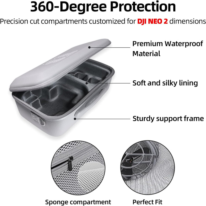 Tasche DJI Neo 2 Fly More Combo Tragetasche Neo2 Case Schutztasche für DJI RC-N3 und Akkus Drohne Zu