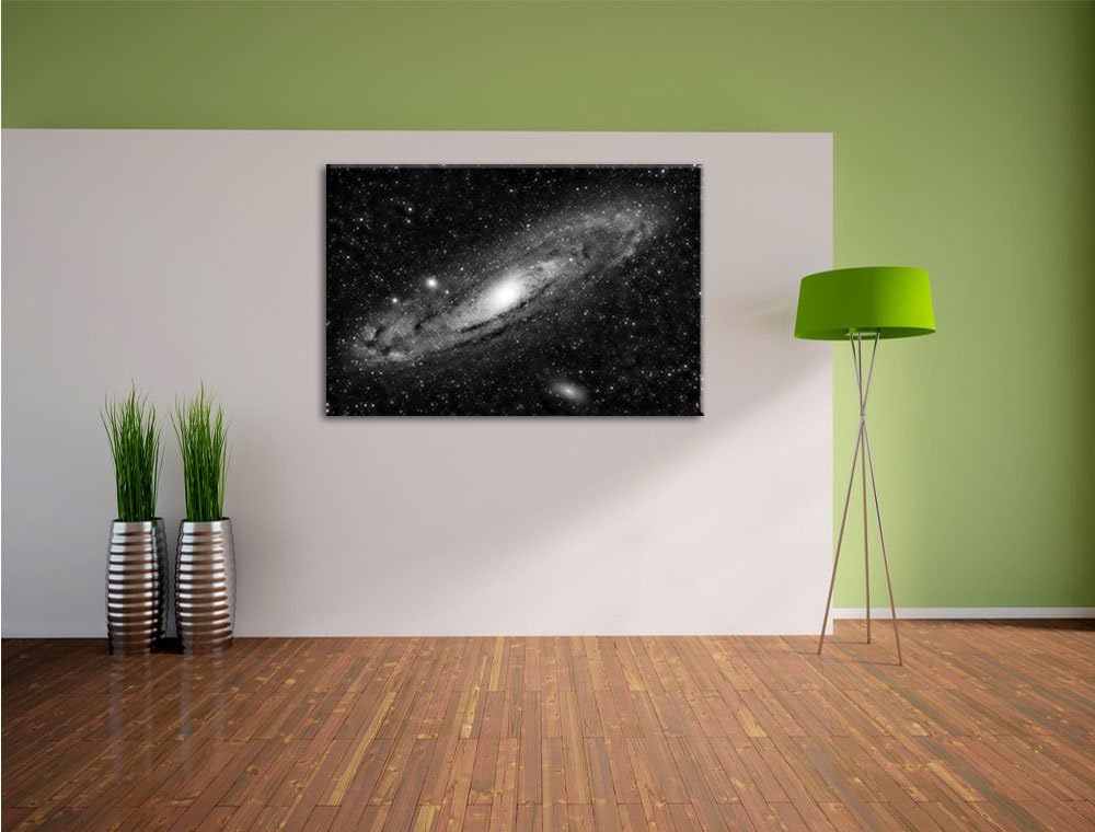 Pixxprint Sonnen im Weltall als Leinwandbild/Grösse: 100x70 cm/Wandbild/Kunstdruck/fertig bespannt,