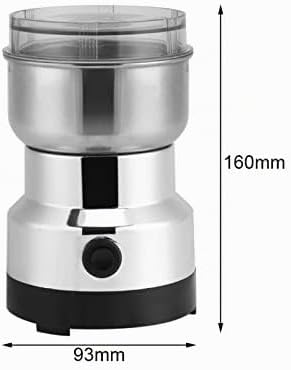 220V Elektrische Edelstahl Kaffeemühle Mahlmaschine, Elektrische Kaffeemühle Edelstahl für frisch ge