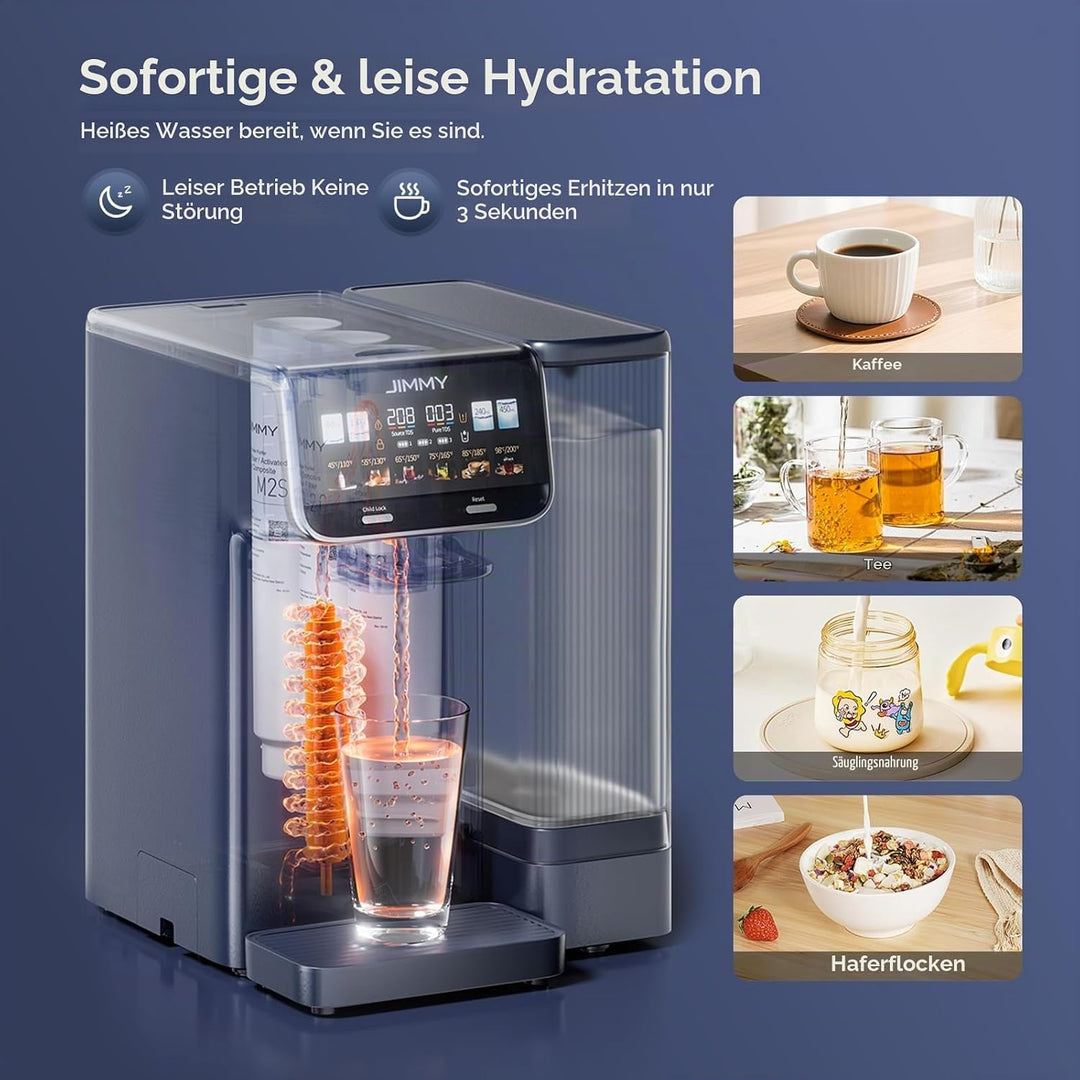 JIMMY M9 Pro Osmoseanlage: Umkehrosmose Wasserfilter für Trinkwasser, 7-stufige Filterung &amp; Minerali