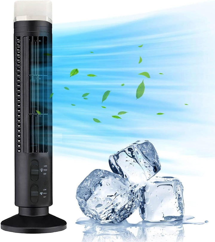 Cuifati Turmventilator für Schlafzimmer, 90° Oszillierender Persönlicher Tischventilator, 13 Zoll Kl