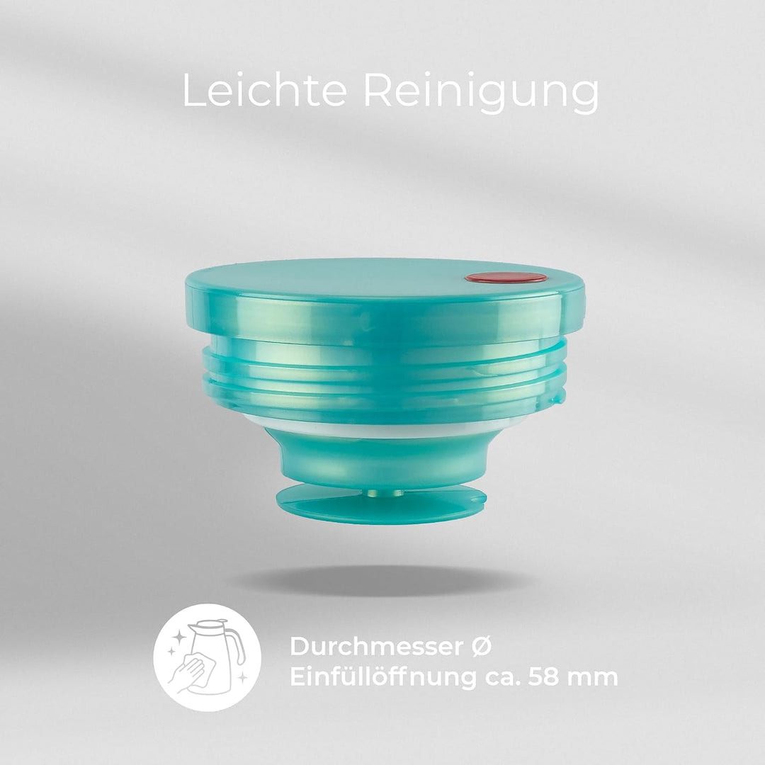 ROTPUNKT Isolierkanne 760 Maxima 1,0 l | Zweifunktions-Drehverschluss | BPA-frei - gesundes Trinken