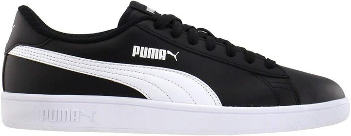 PUMA Herren Smash 2Sneaker 42.5 EU L Schwarz Weiss, 42.5 EU L Schwarz Weiss