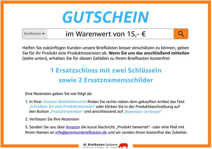 AL Briefkastensysteme Basic 3er Briefkasten DB 703 Eisenglimmer Grau 3 Fach DIN A4 wetterfest Briefk