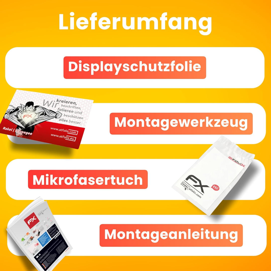 atFoliX Panzerfolie kompatibel mit Apple Pro Display XDR Schutzfolie, entspiegelnde und stossdämpfen