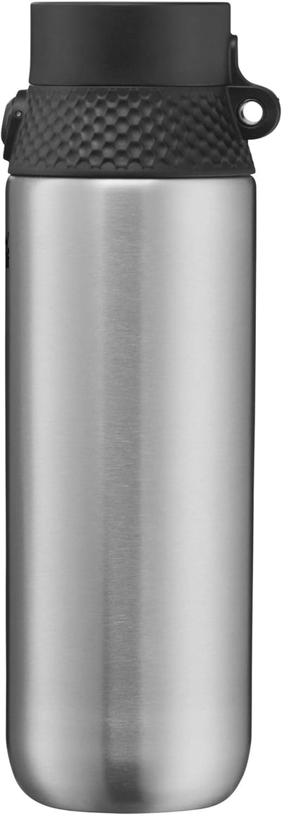 WMF Waterkant Trinkflasche Edelstahl 750ml, Sport Edelstahlflasche Kohlensäure geeignet, Sportversch