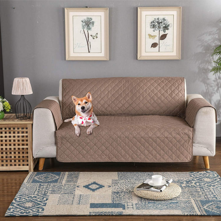 PETCUTE Sofabezug Sofaüberwurf Anti-Rutsch Sofa schonbezug wasserdichtes Sofabezüge Quilted Sofabezü