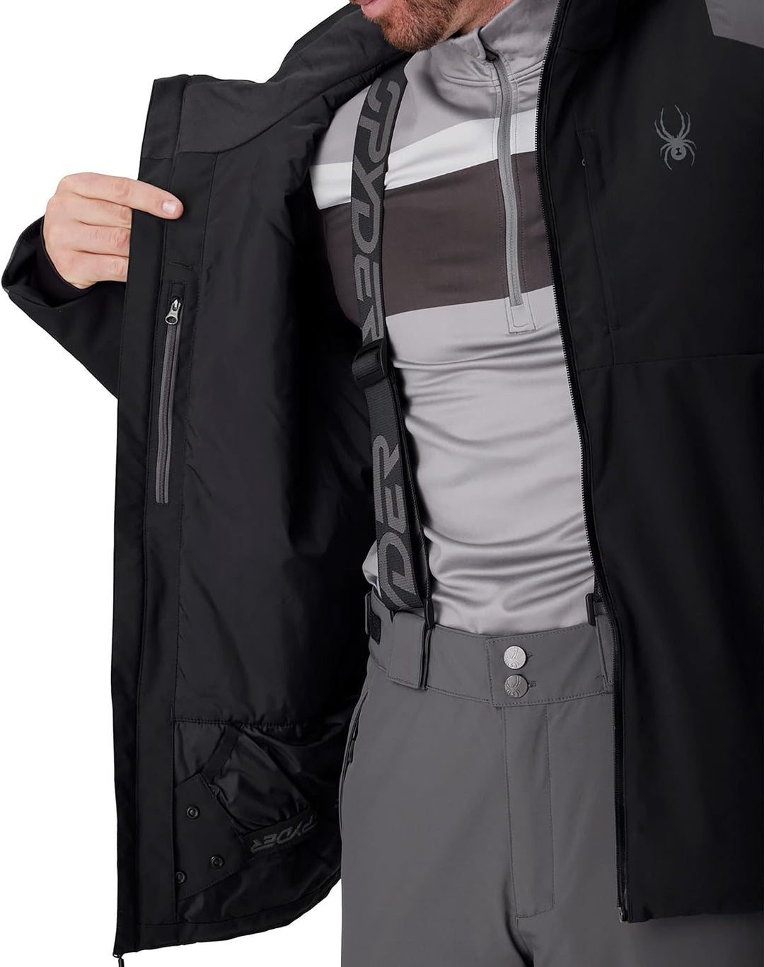 Spyder Herren Vertex Jacket Skijacke XXL Schwarz, XXL Schwarz