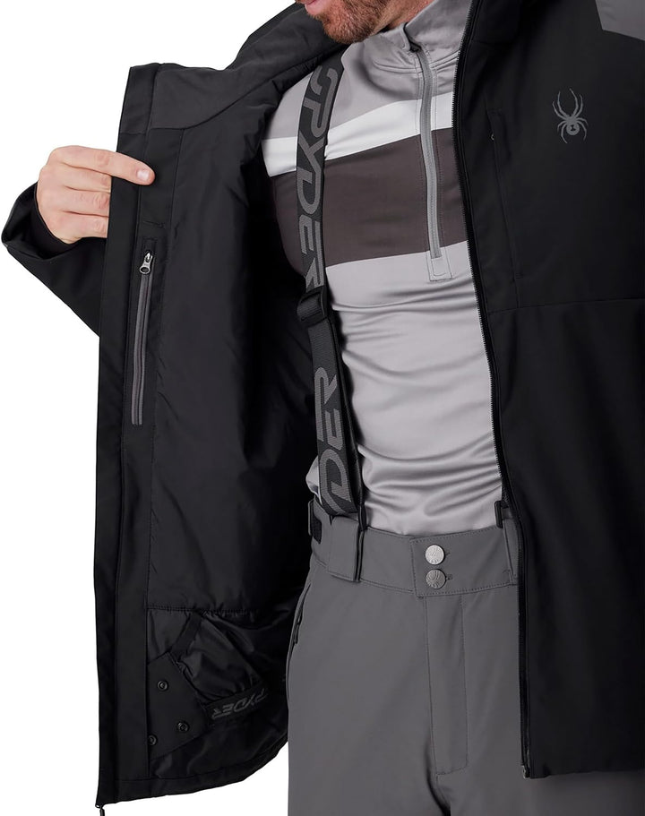 Spyder Herren Vertex Jacket Skijacke XXL Schwarz, XXL Schwarz