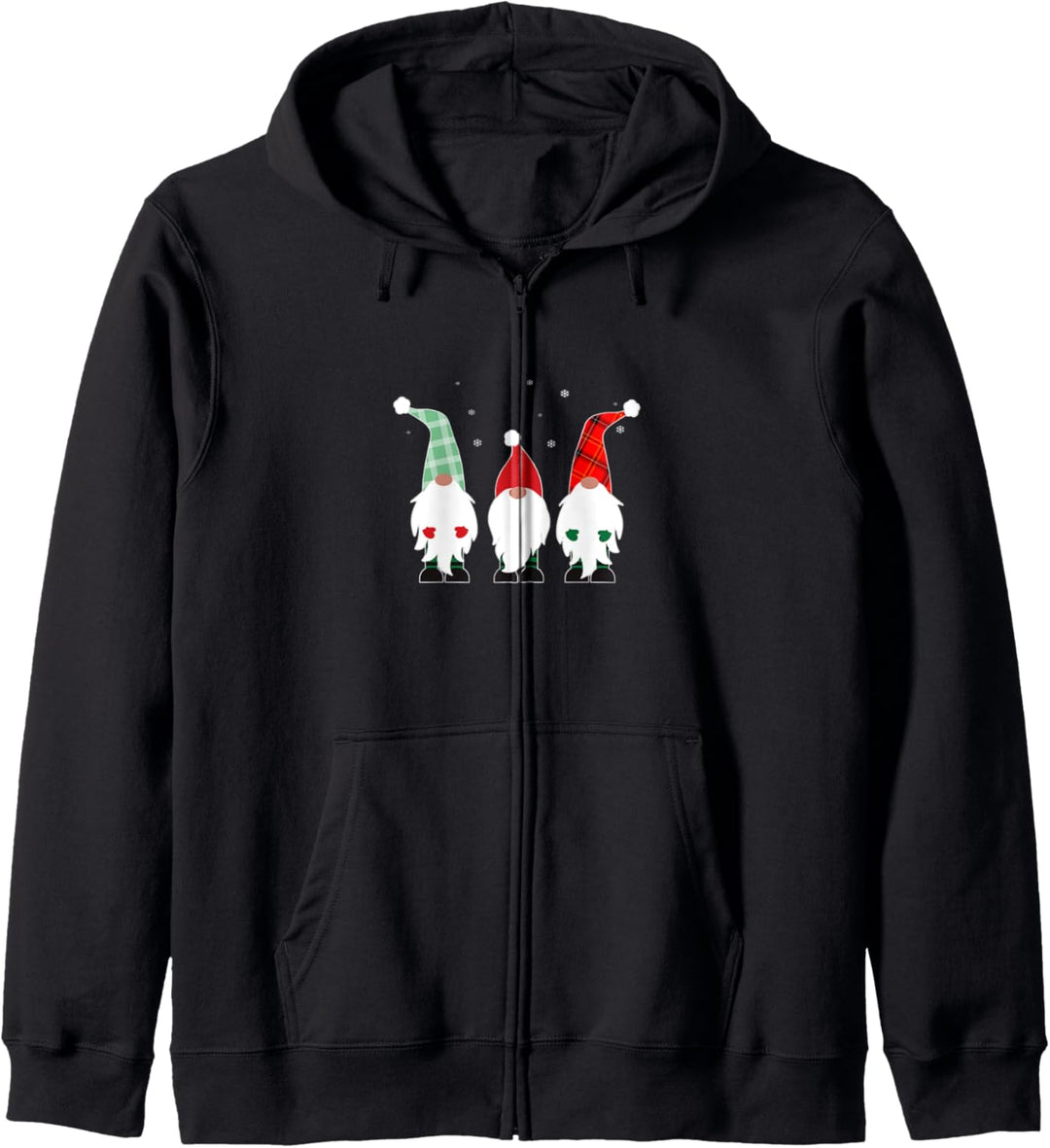 Niedlicher Weihnachtswichtel, Weihnachts-/Winter-Design. Kapuzenjacke