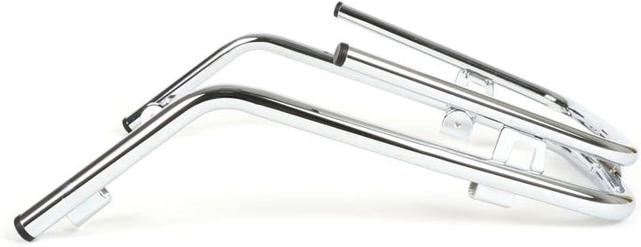 MOTO NOSTRA Stossstange vorne Doppelrohr chrom kompatibel für Vespa PX80-200, LML Star, Stella Ersat