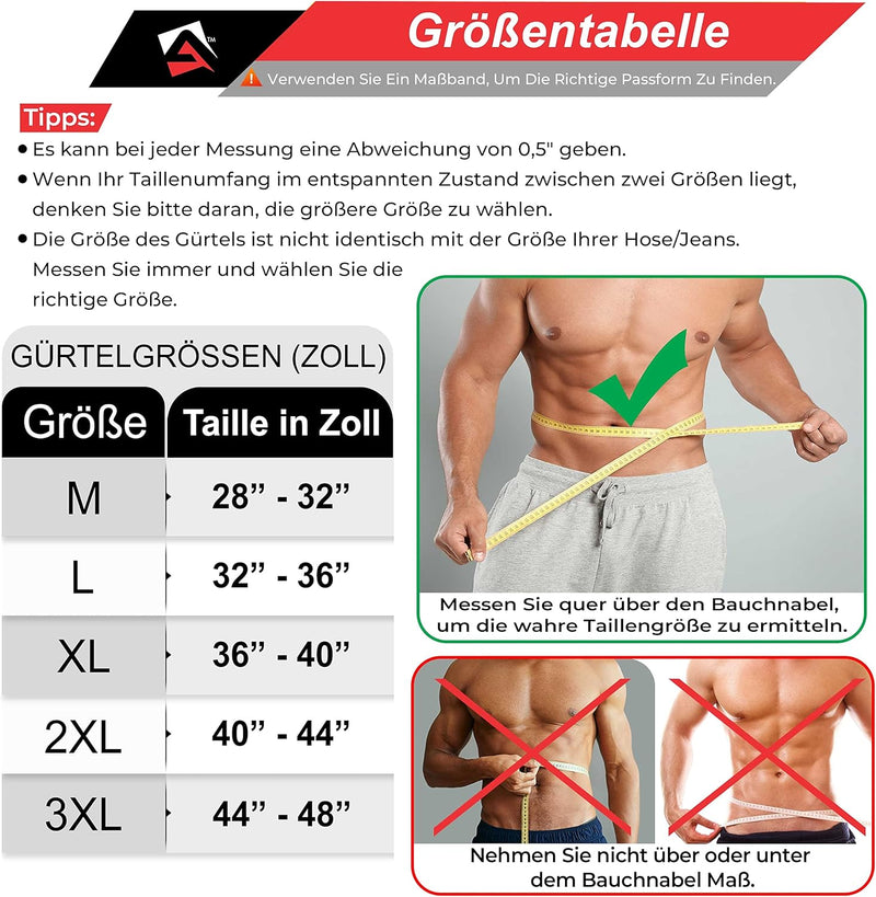 AQF Gewichthebergürtel 4" Leder Gepolsterte Kraftraining Gürtel, Lendenwirbelstütze Gürtel Mit Wildl