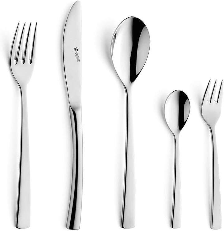 PW Paul Wirths Swing 1200 Besteck Set für 12 Personen, Edelstahl rostfrei, poliert & spülmaschinenfe