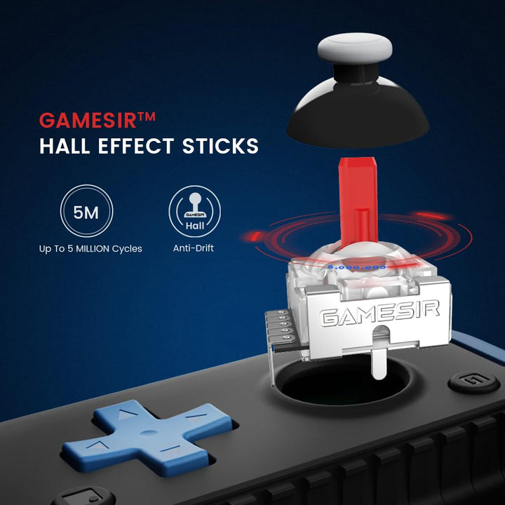 GameSir X2s Bluetooth Phone Controller für iPhone/Android, Teleskop-Controller mit 500mAh Akku, Hall