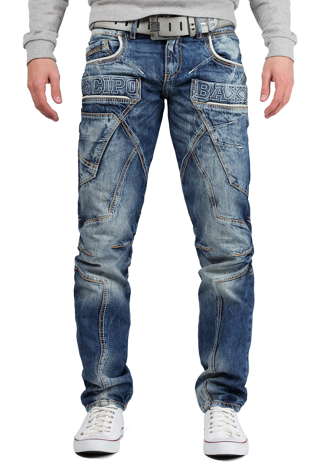 Cipo &amp; Baxx Herren Jeans CD391-bans W30/L34 30W / 34L Blau - 41, 30W / 34L Blau - 41