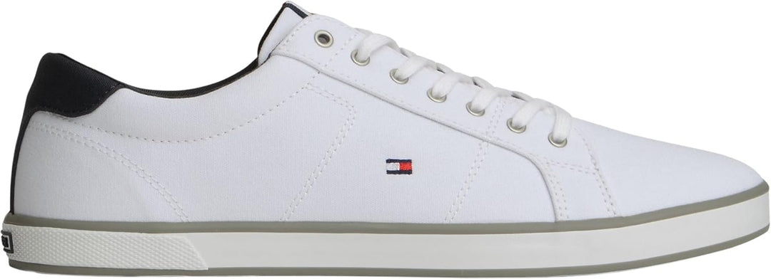 Tommy Hilfiger Herren Vulcanized Sneaker Schuhe, 39 EU Weiß