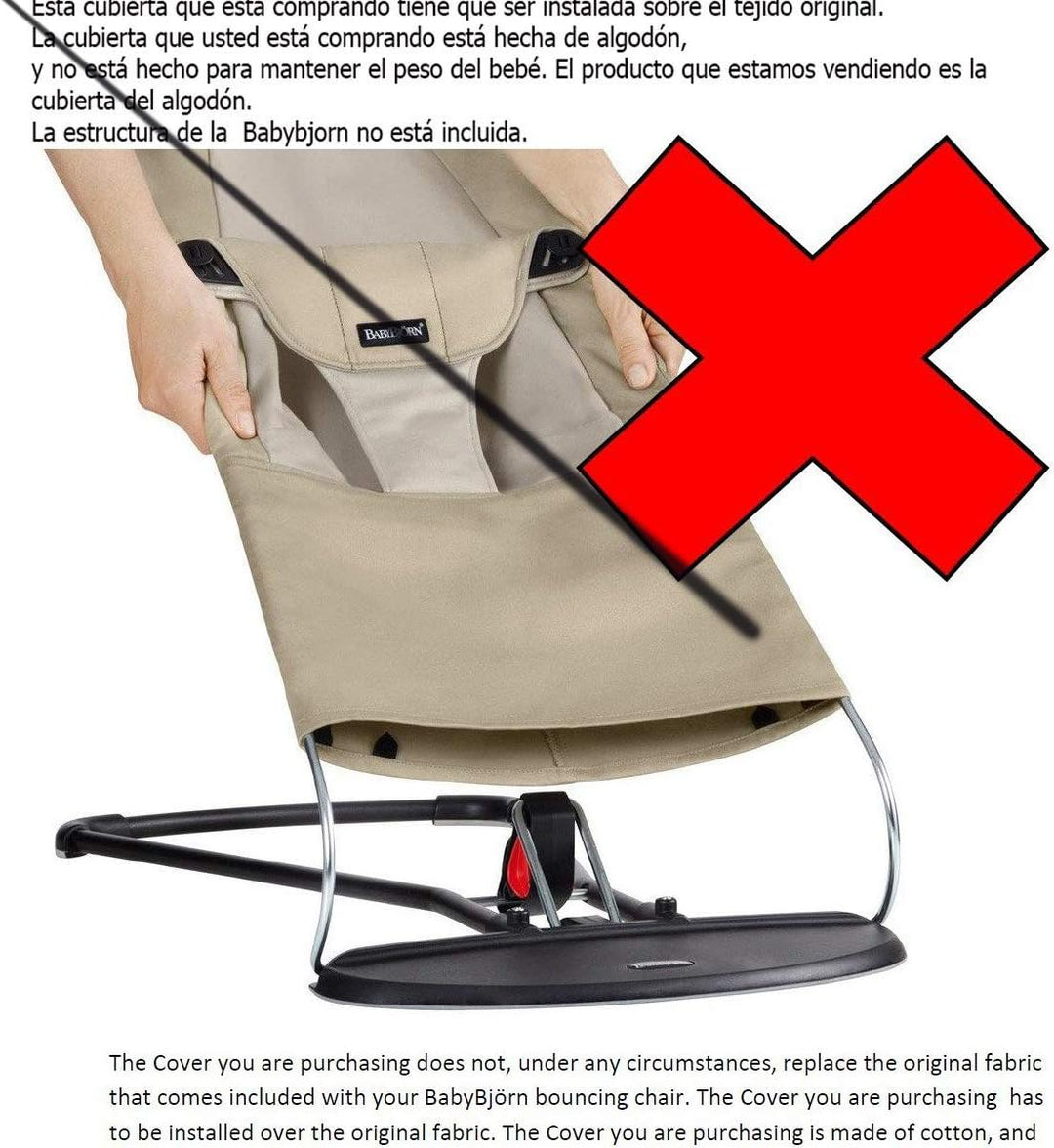 JYOKO Kids Bezug kompatibel mit Babybjorn Bliss, Balance, Soft (Giraffe, Baumwolle), Giraffe
